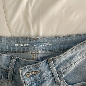 Old Navy Women's Denim Wide Leg Jeans